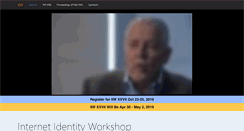 Desktop Screenshot of internetidentityworkshop.com