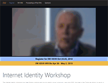 Tablet Screenshot of internetidentityworkshop.com